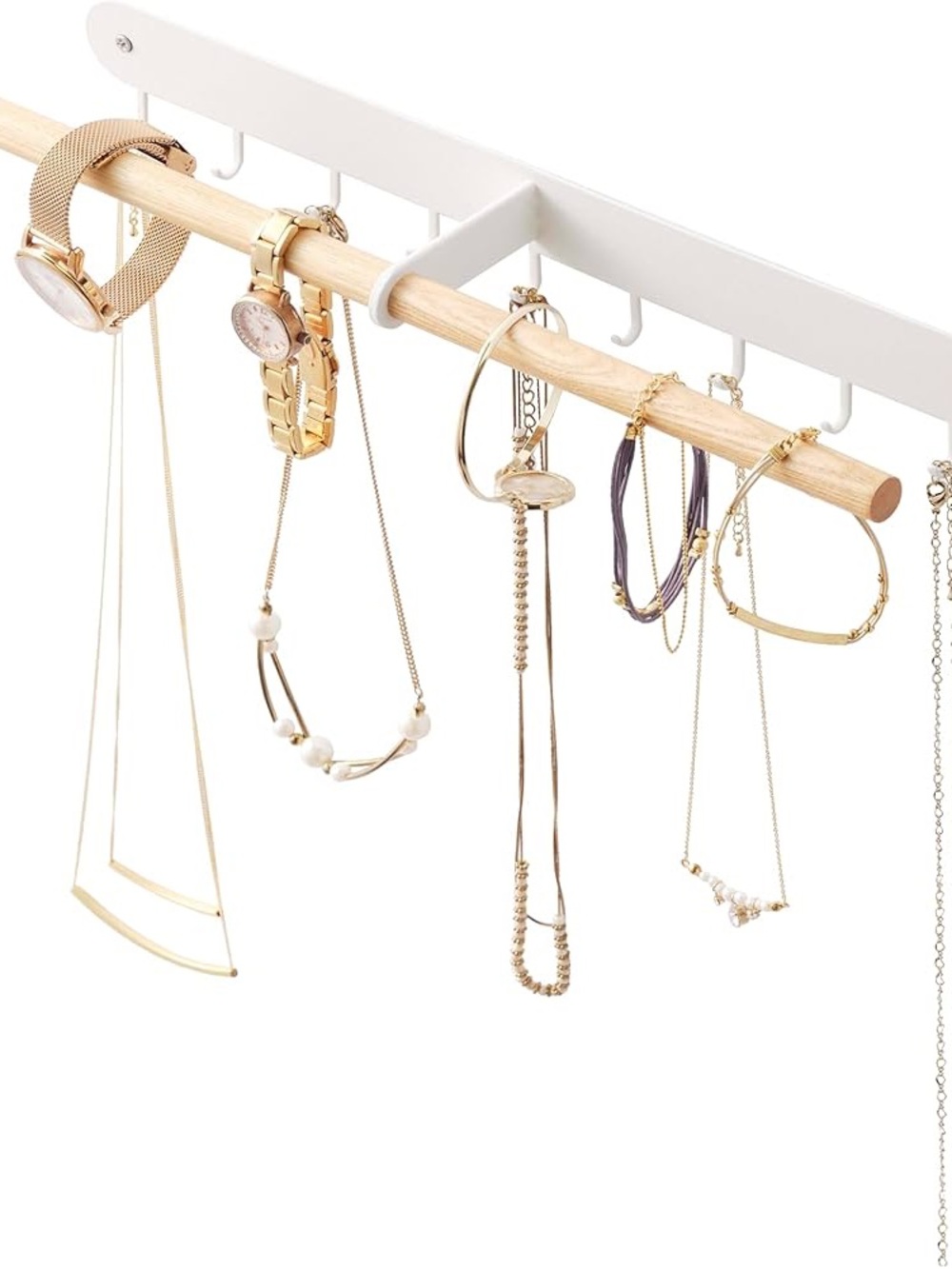 Yamazaki Home Wall-Mounted Jewelry Rack